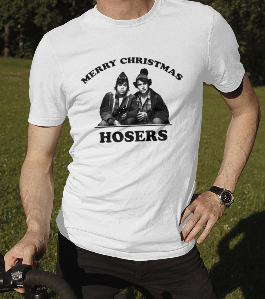 Merry Christmas Hosers Craig Baird Duo Holiday Iconic Reference T-Shirt