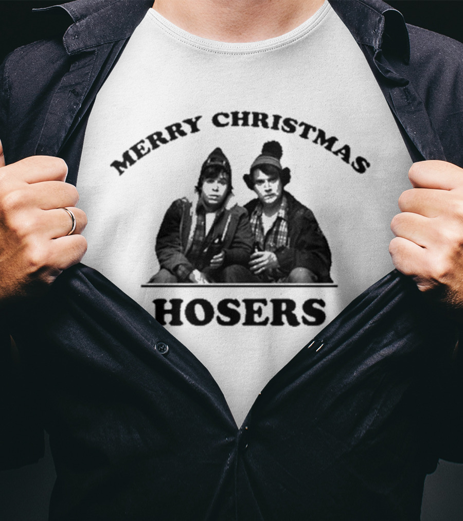 Merry Christmas Hosers Craig Baird Duo Holiday Iconic Reference T-Shirt