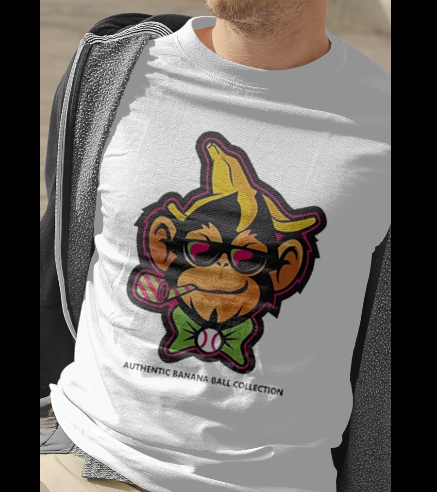Party Animals Banana Ball Collection With Sunglasses And Pipe T-Shirt