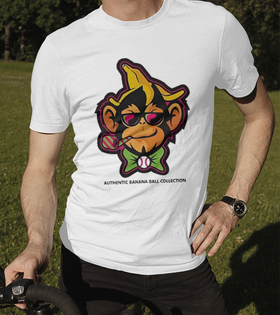 Party Animals Banana Ball Collection With Sunglasses And Pipe T-Shirt