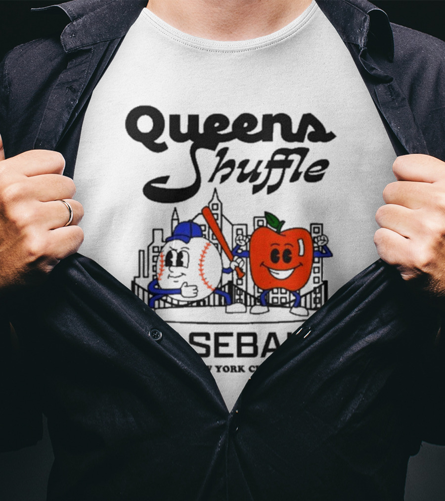 Queens Shuffle Baseball New York City T-Shirt