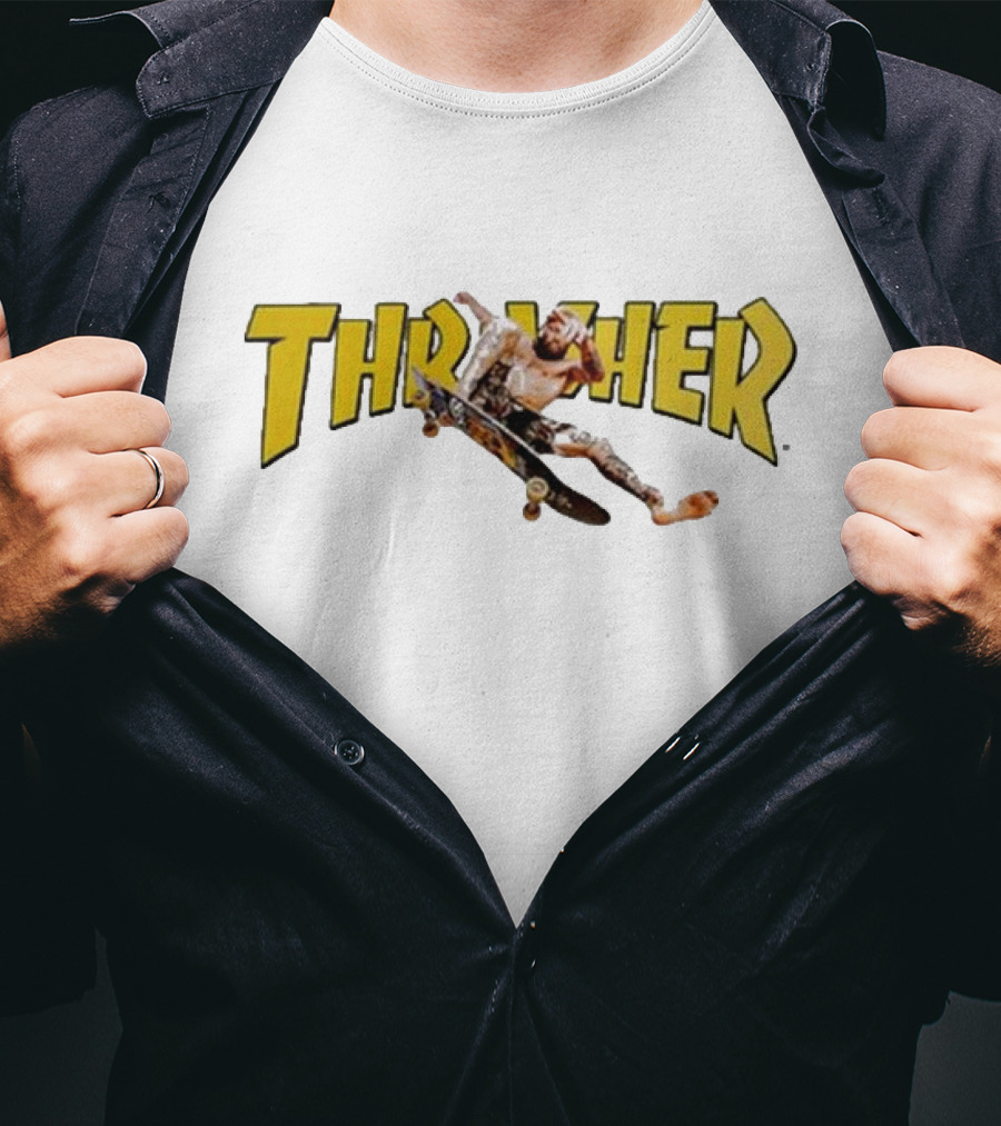 Atlas Thrasher Skateboarding T-Shirt
