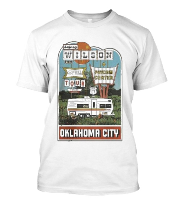 Lainey Wilson Country's Cool Again Tour November 7th 2024 Paycom Center Oklahoma City T-Shirt