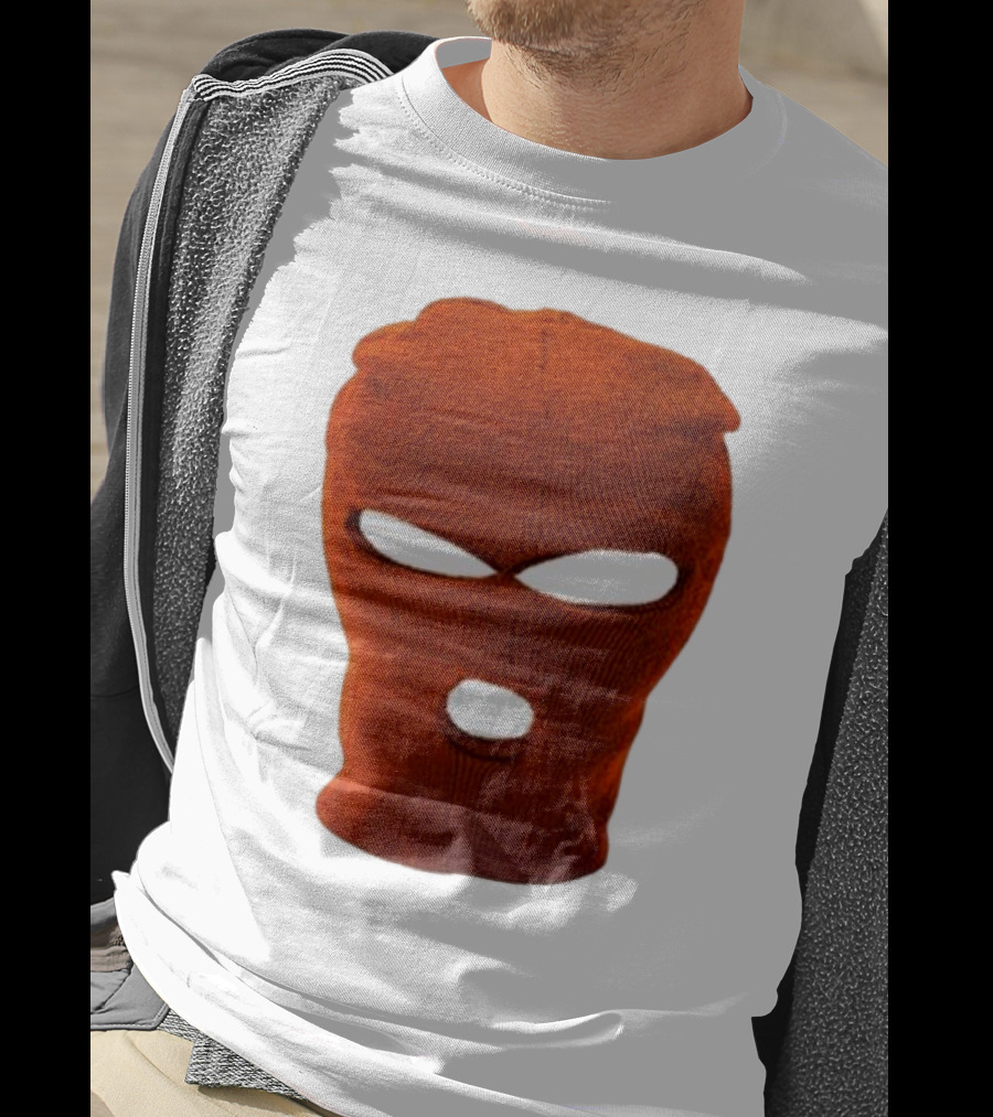 Nobigdyl Rob Hell Red Ski Mask T-Shirt