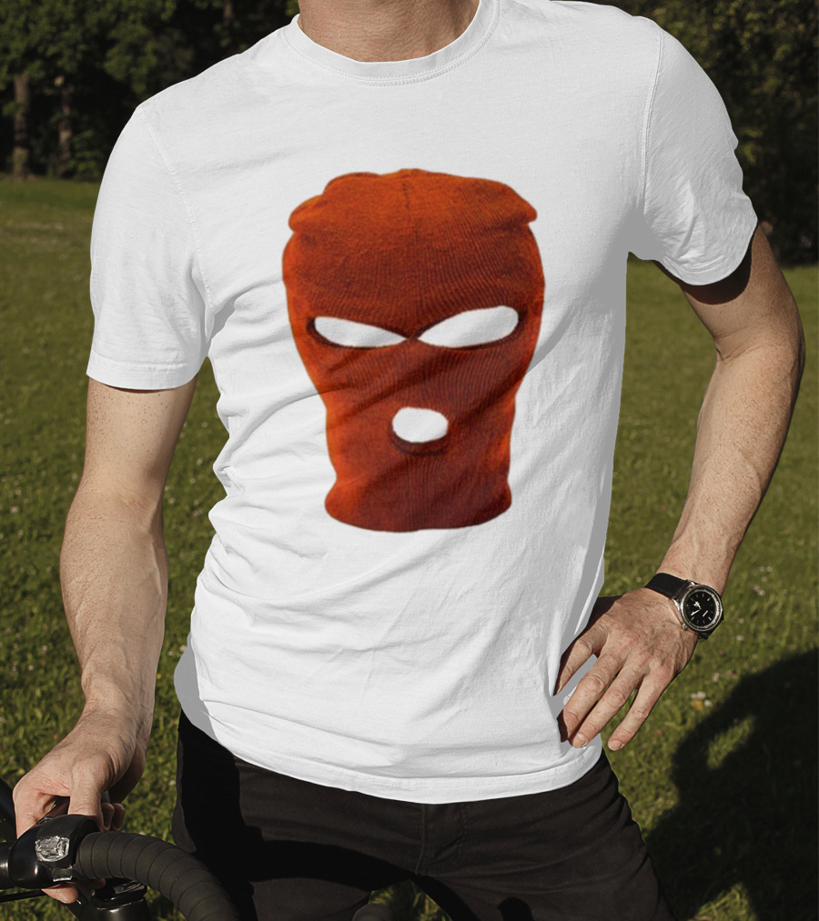 Nobigdyl Rob Hell Red Ski Mask T-Shirt
