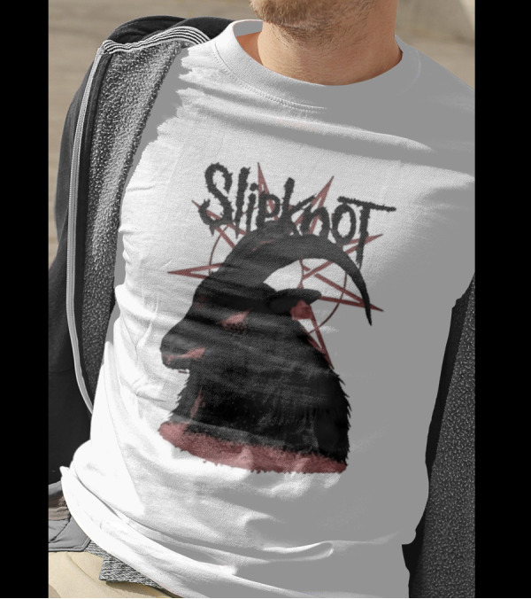 Slipknot Goat Head Symbol With Inverted Star Design For Dec 18 2024 Utilita Arena Birmingham UK Tour T-Shirt