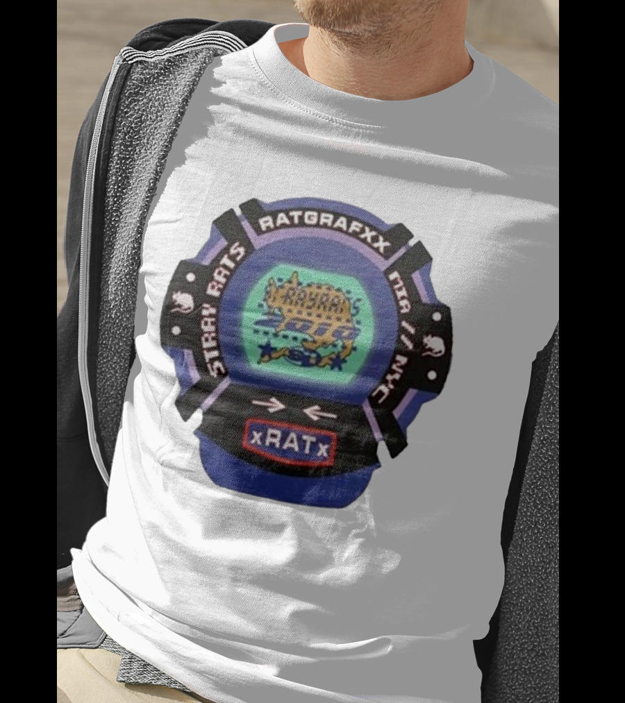 Stray Rats Ratgrafxx MTA II NYC XRATx T-Shirt