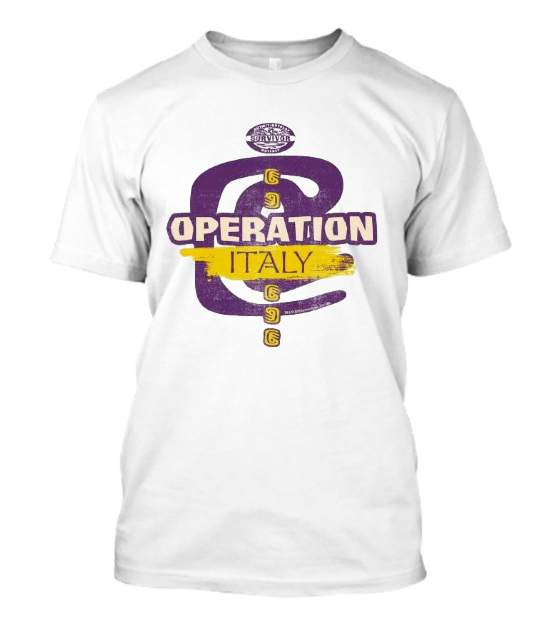 Survivor Operation Italy Purple Swirl T-Shirt