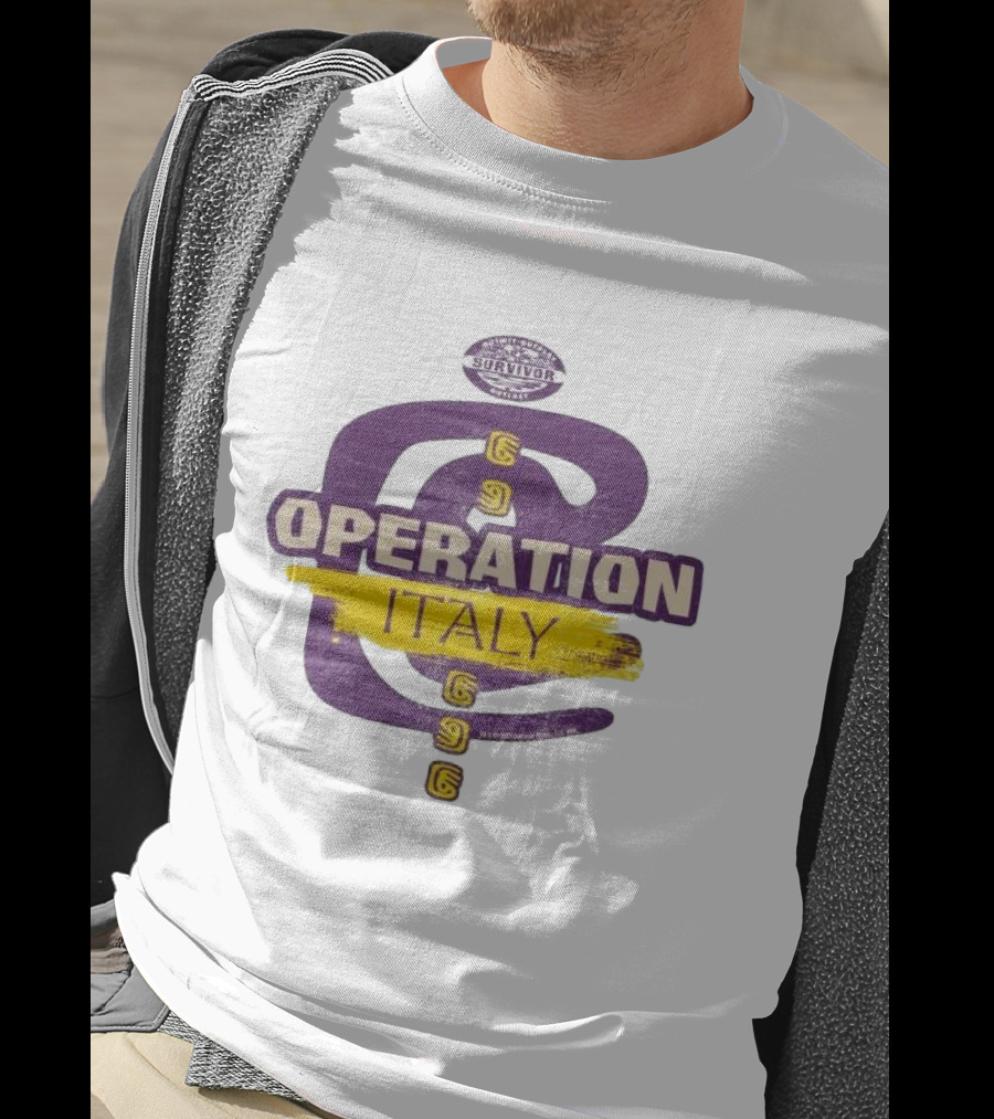 Survivor Operation Italy Purple Swirl T-Shirt