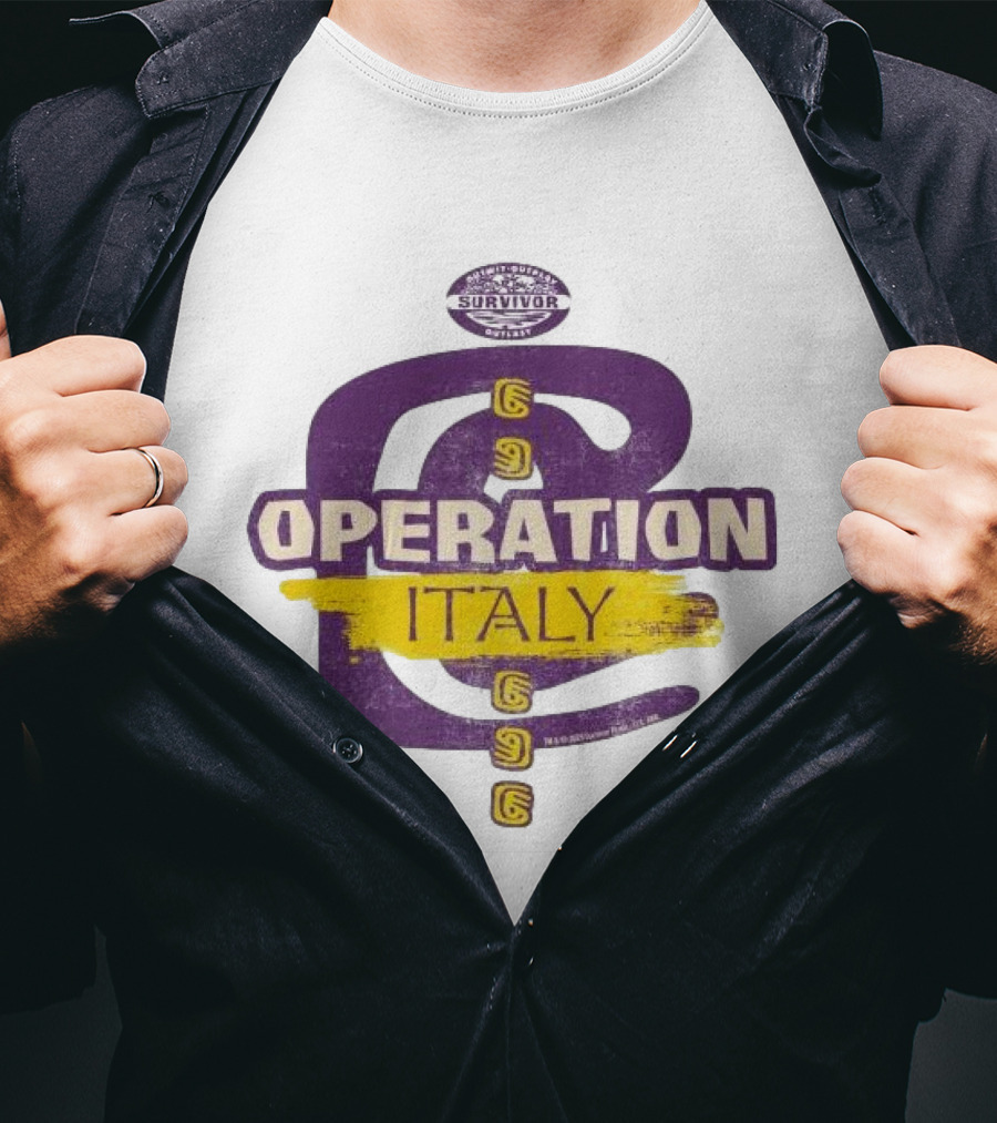 Survivor Operation Italy Purple Swirl T-Shirt
