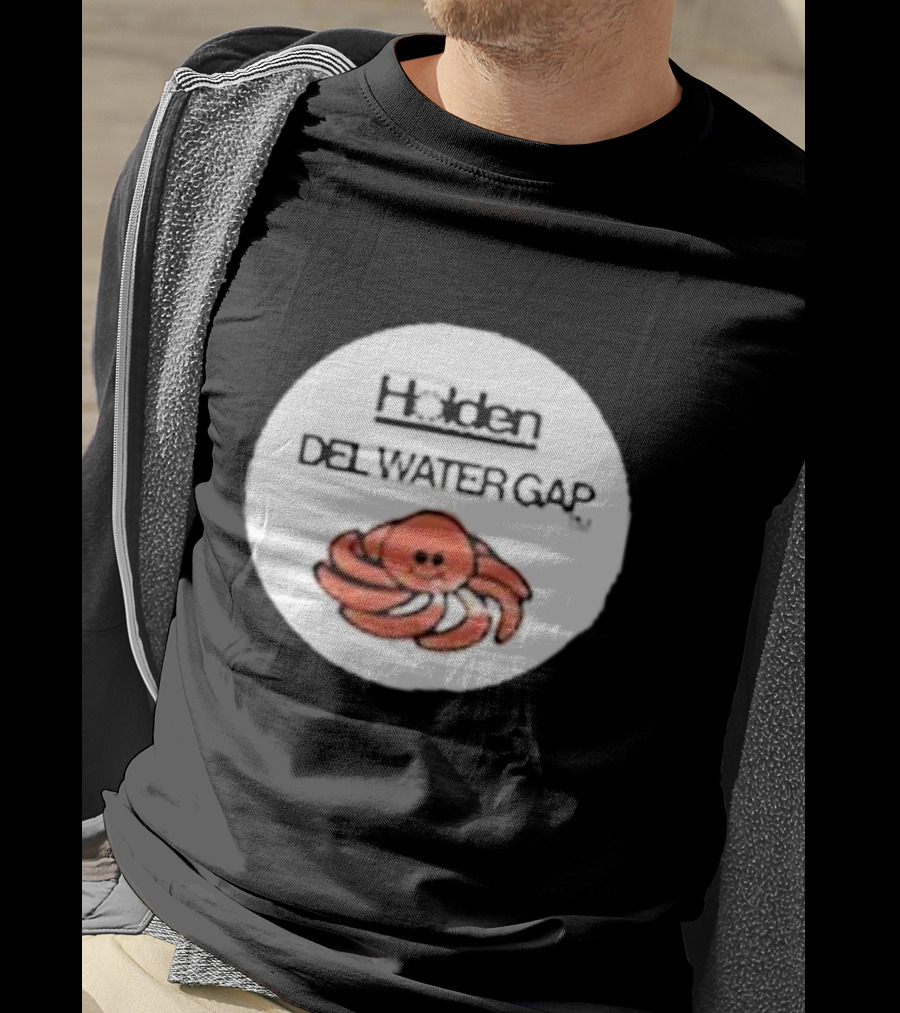 Holden Del Water Gap Octopus Fruit Sticker T-Shirt