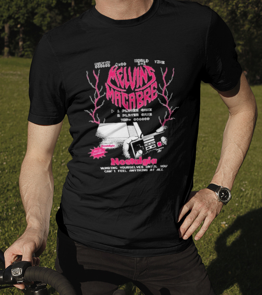 Melvins Macabre Nostalgia Numbing Yourself World View Meatcanyon 1 Player 2 Player Game 000000 T-Shirt