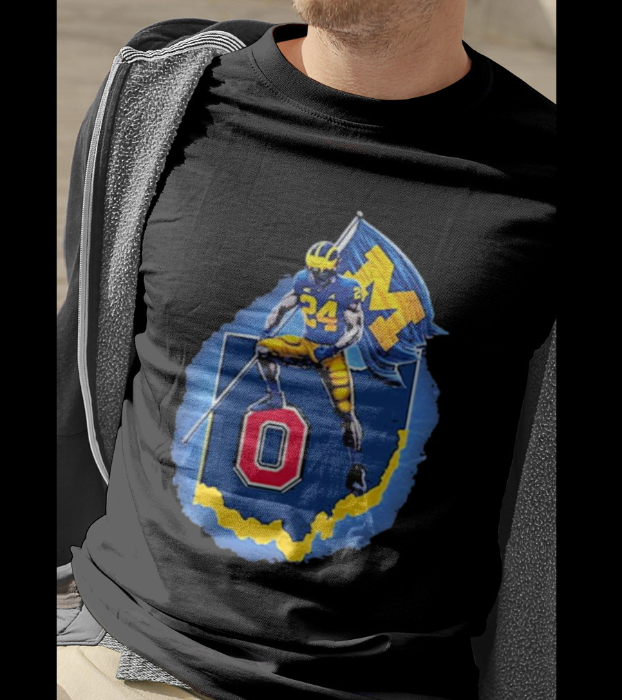 Michigan Victory Over Ohio Four Consecutive Wins Football Rivalry T-Shirt
