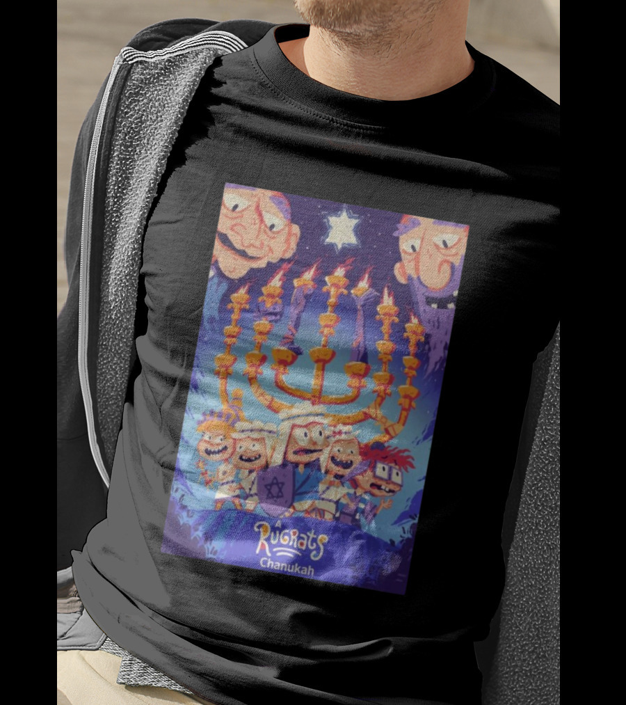 Mondo Debuts A Rugrats Chanukah With Menorah Adventure T-Shirt
