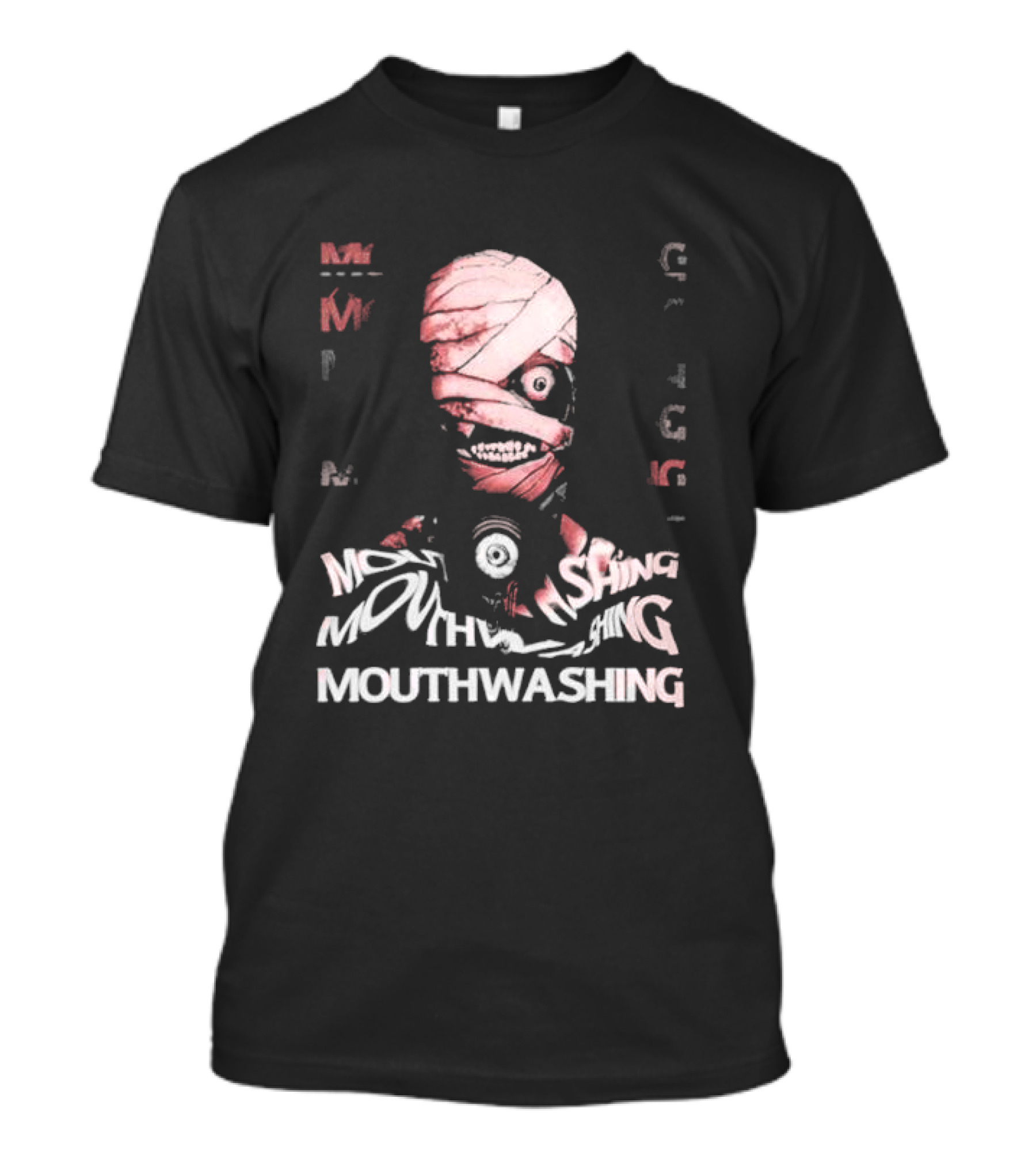 Mouthwashing Horror Game Glitch Masked Figure T-Shirt