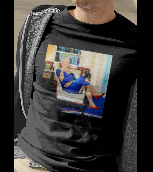 Parsing Bill Clinton Blue Dress Jeffrey Epstein Home T-Shirt