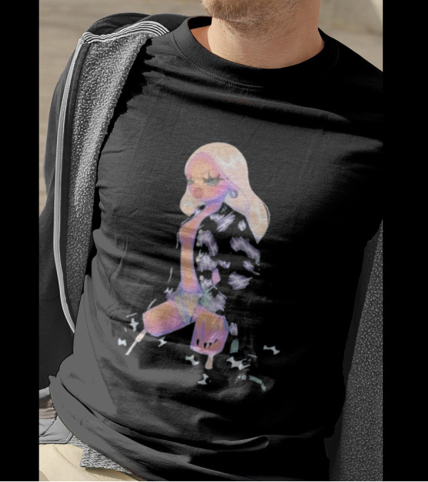 Rhea Raj Hunter Animated Pastel Fashion T-Shirt