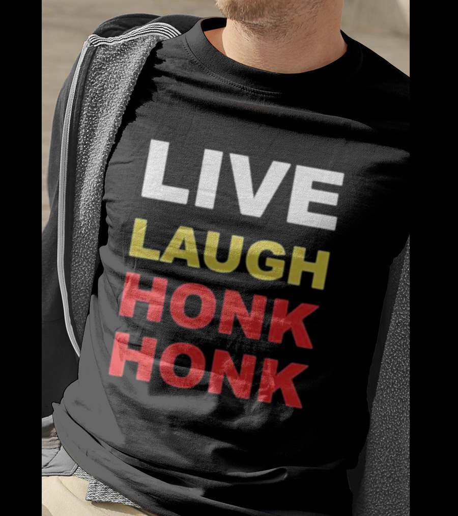 Tank Ledger Live Laugh Honk Honk Funny Clown Meme T-Shirt