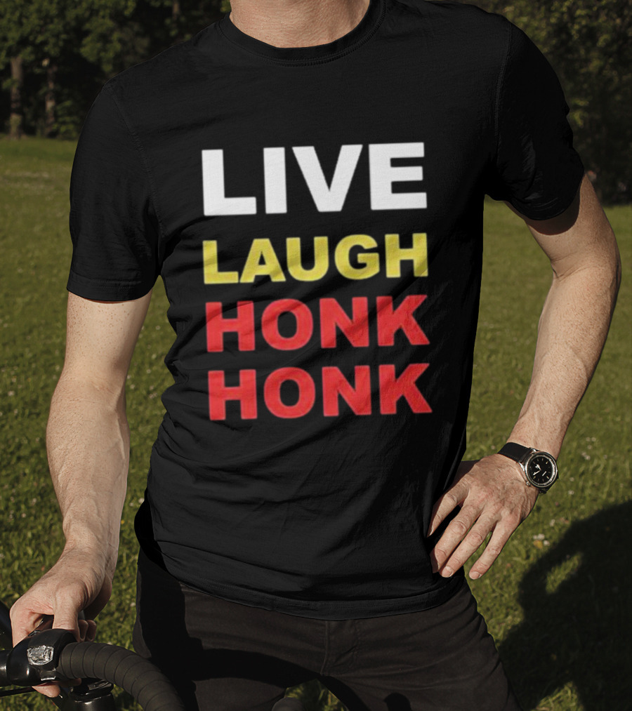 Tank Ledger Live Laugh Honk Honk Funny Clown Meme T-Shirt