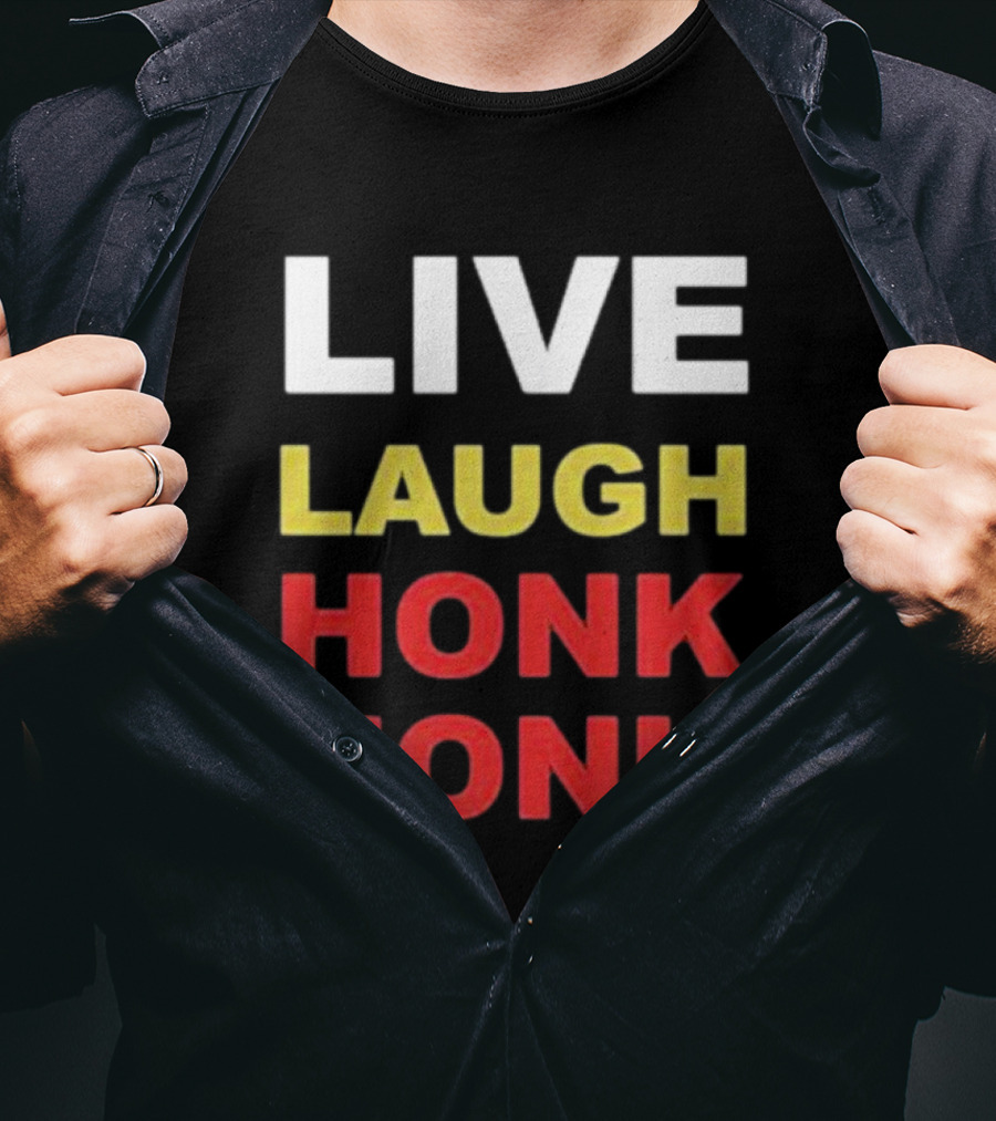 Tank Ledger Live Laugh Honk Honk Funny Clown Meme T-Shirt