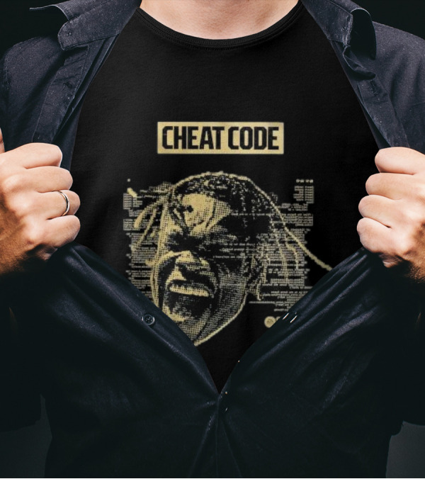 Cheat Code Travis Hunter EA Sports NCAA Football 25 T-Shirt