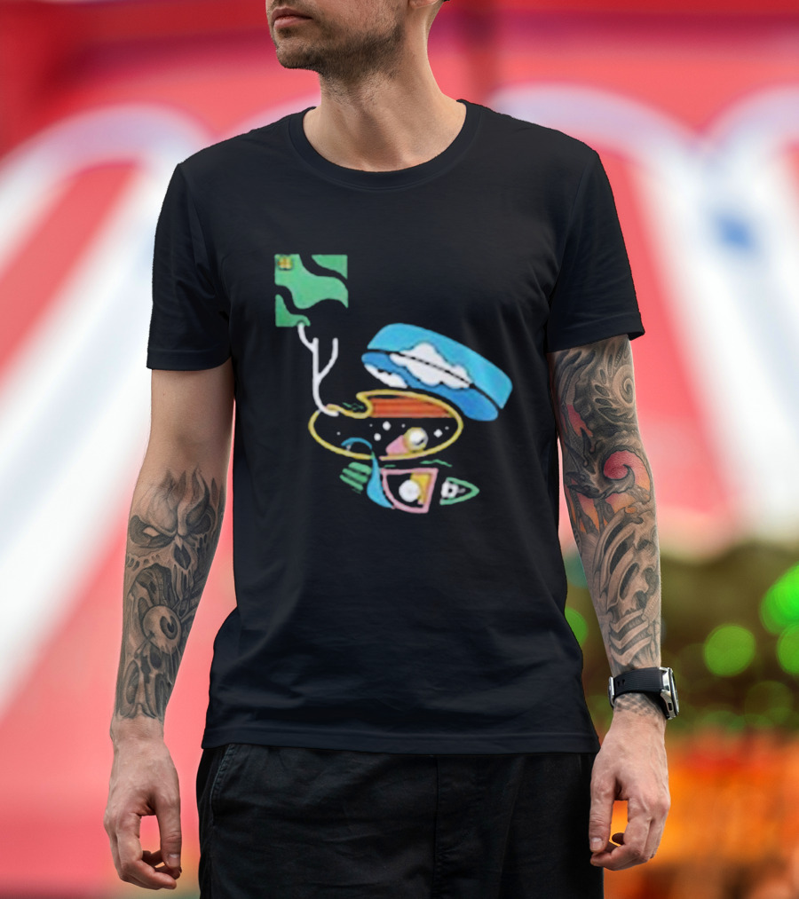 Check Your Vector Surreal Cosmic Voyage T-Shirt