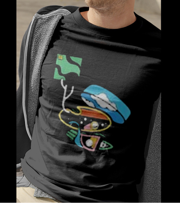 Check Your Vector Surreal Cosmic Voyage T-Shirt
