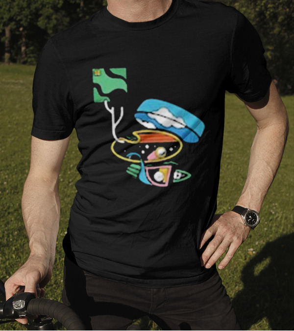 Check Your Vector Surreal Cosmic Voyage T-Shirt