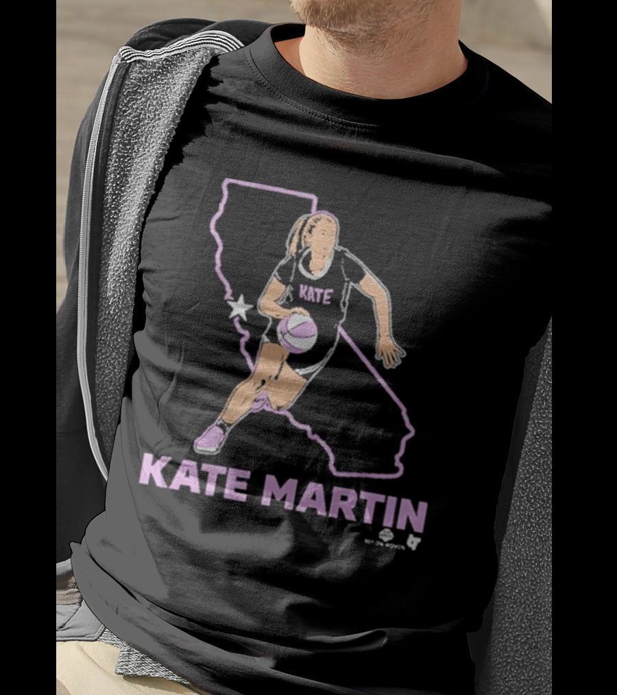 Kate Martin Basketball California Star T-Shirt