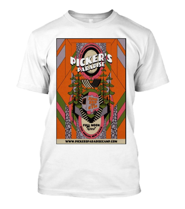 The Infamous Stringdusters Picker's Paradise Full Moon Resort Big Indian New York June 3-6 2025 T-Shirt