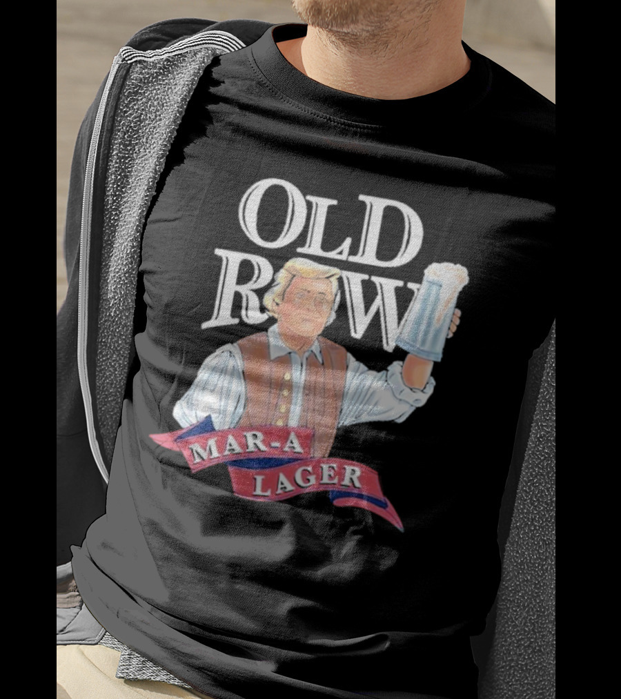 Old Row Mar-A Lager Vintage Style Cheers Figure T-Shirt