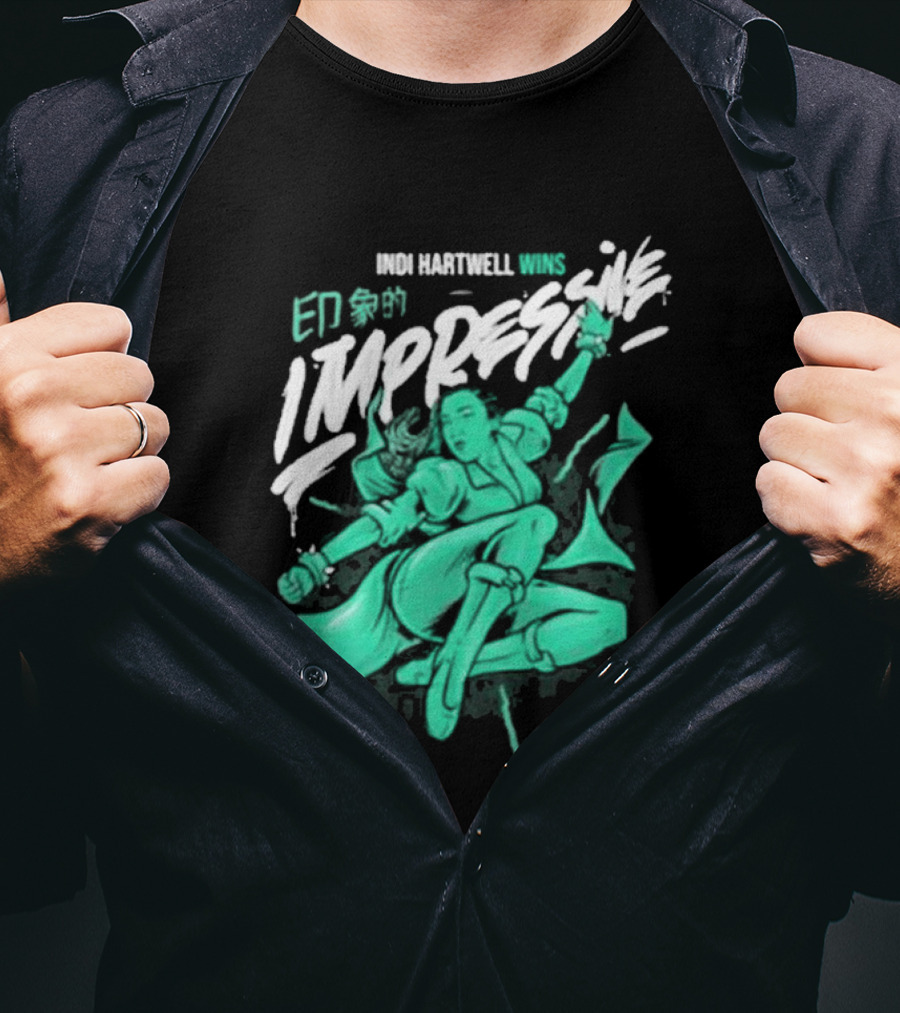 Indi Hartwell Wins Impressive T-Shirt