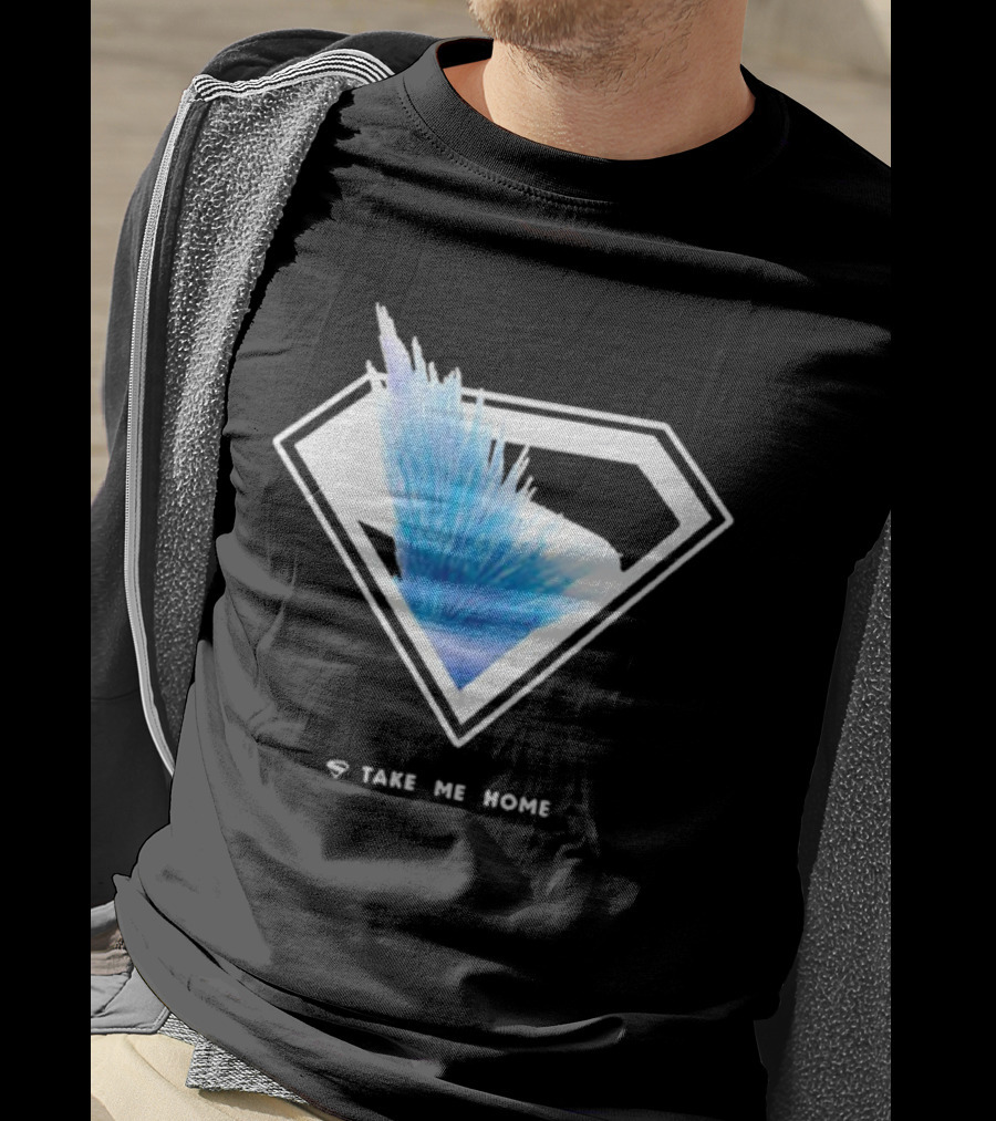 Uperman 2025 Take Me Home Ice Crystal Diamond Emblem T-Shirt