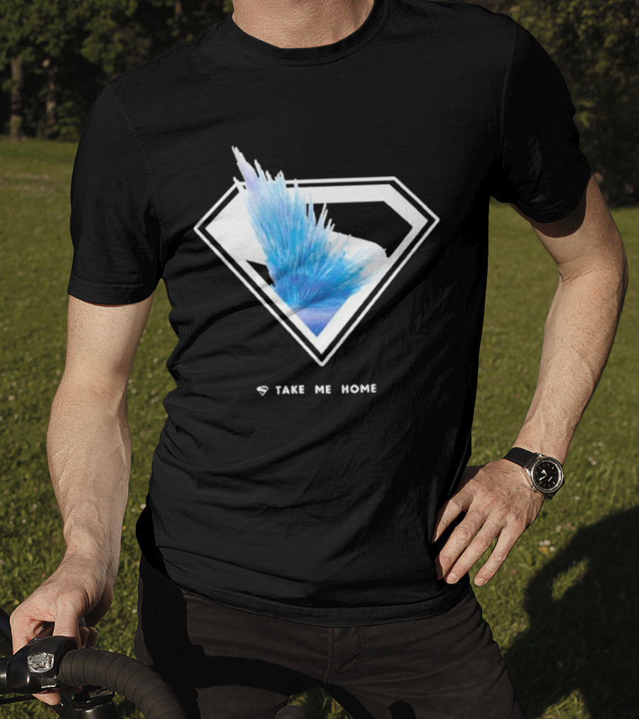 Uperman 2025 Take Me Home Ice Crystal Diamond Emblem T-Shirt