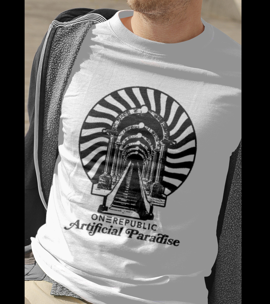 ONEREPUBLIC Artificial Paradise Archway Spiral T-Shirt