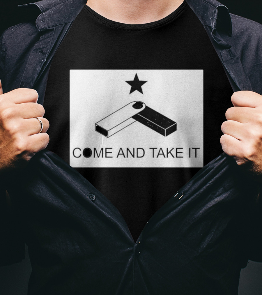Come And Take It USB Stick Meme By Punk 6529 T-Shirt