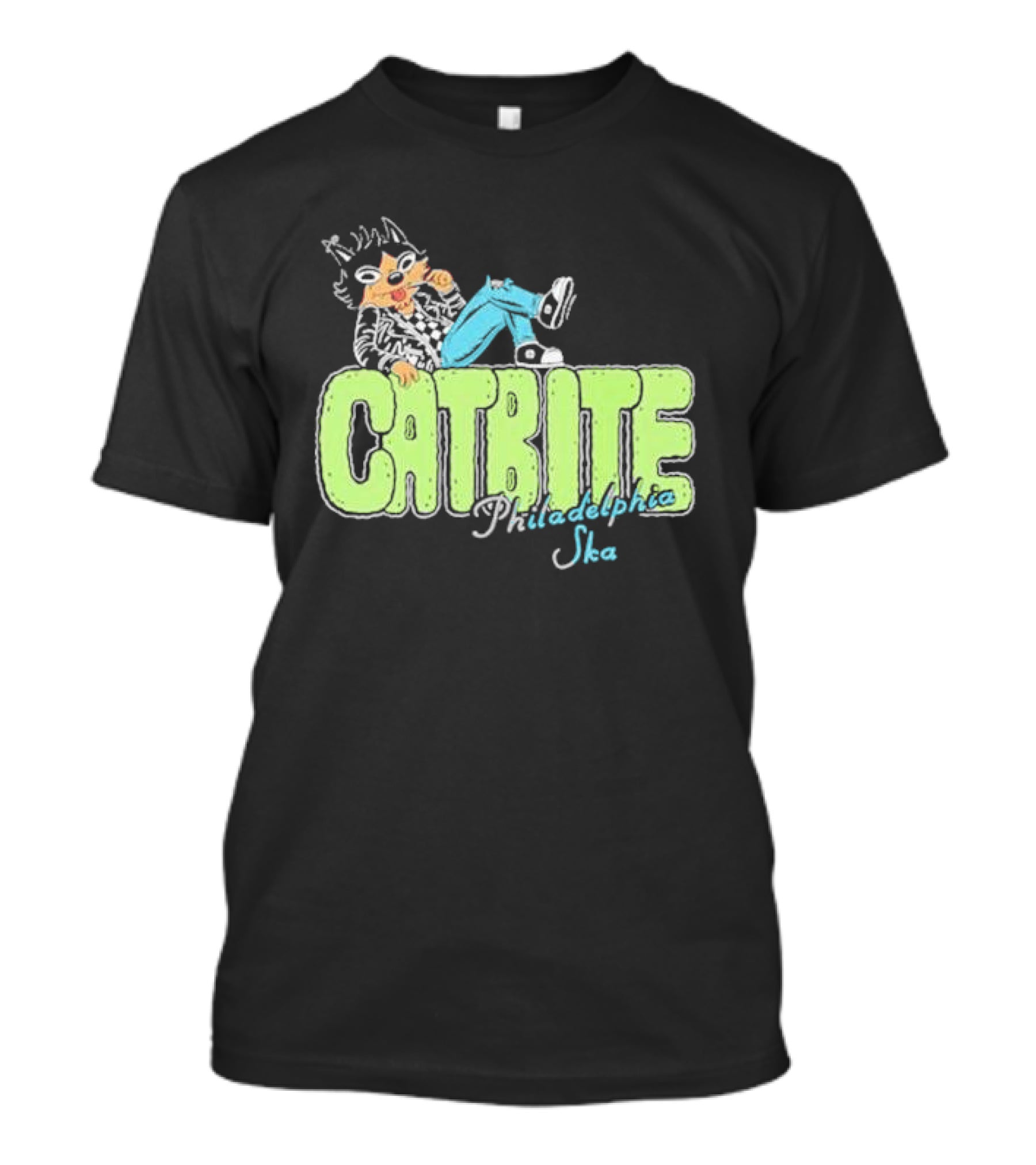 Cool Catbite Philadelphia Ska 2.0 Mineral Wash T-Shirt