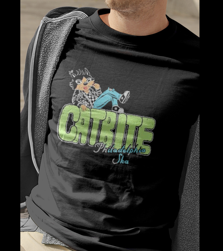 Cool Catbite Philadelphia Ska 2.0 Mineral Wash T-Shirt