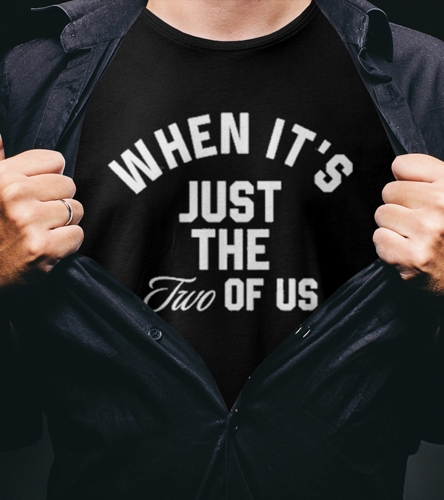 Finneas X Billie When It's Just The Two Of Us Text T-Shirt