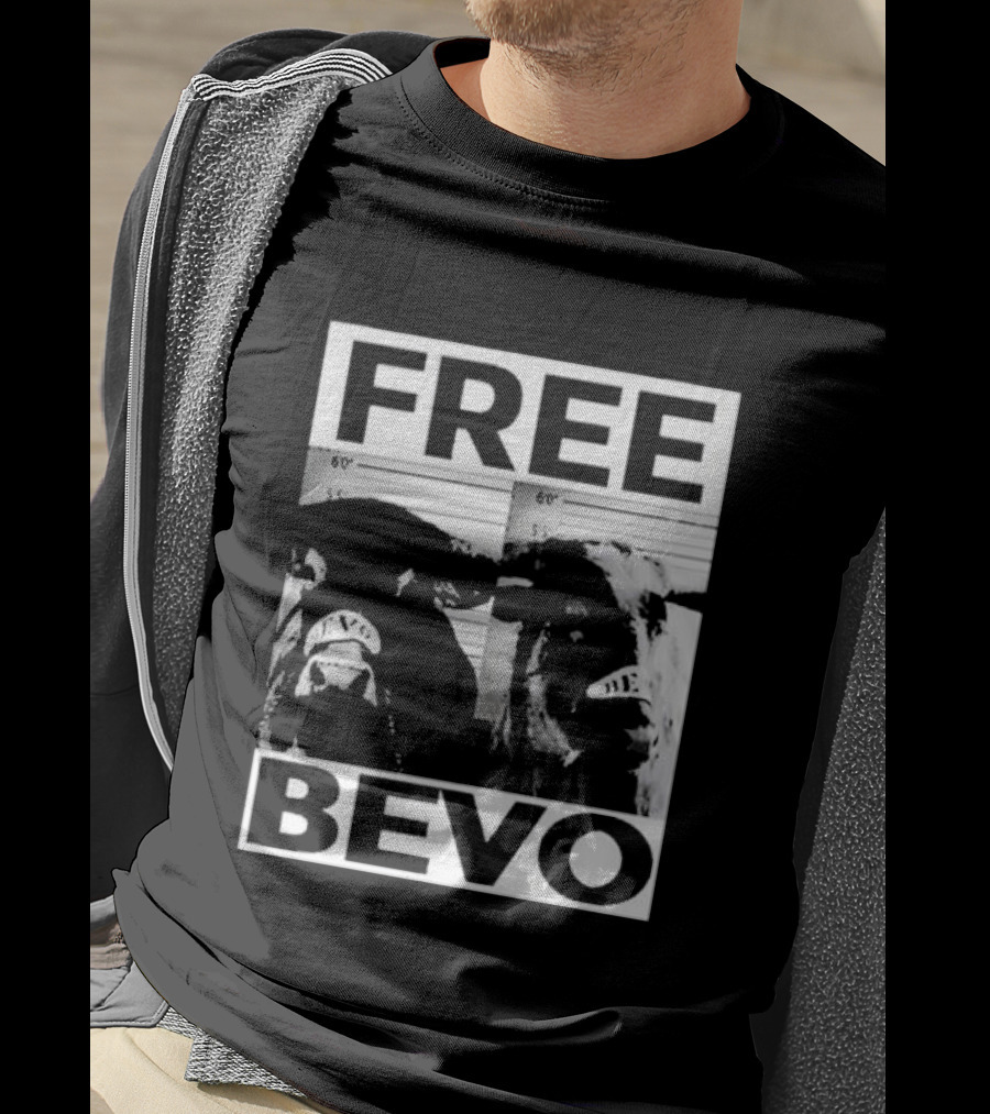 Free Bevo Mugshot Cow T-Shirt