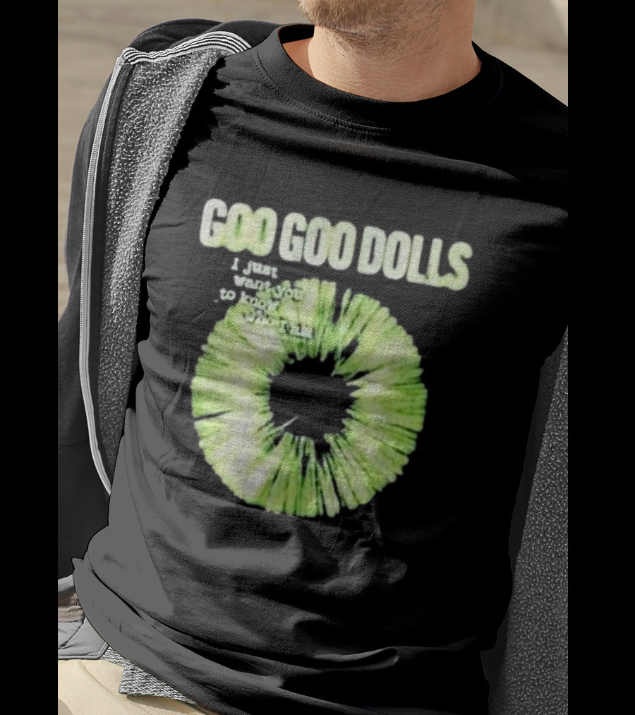 Goo Goo Dolls I Just Want You To Know Who I Am Green Circular T-Shirt