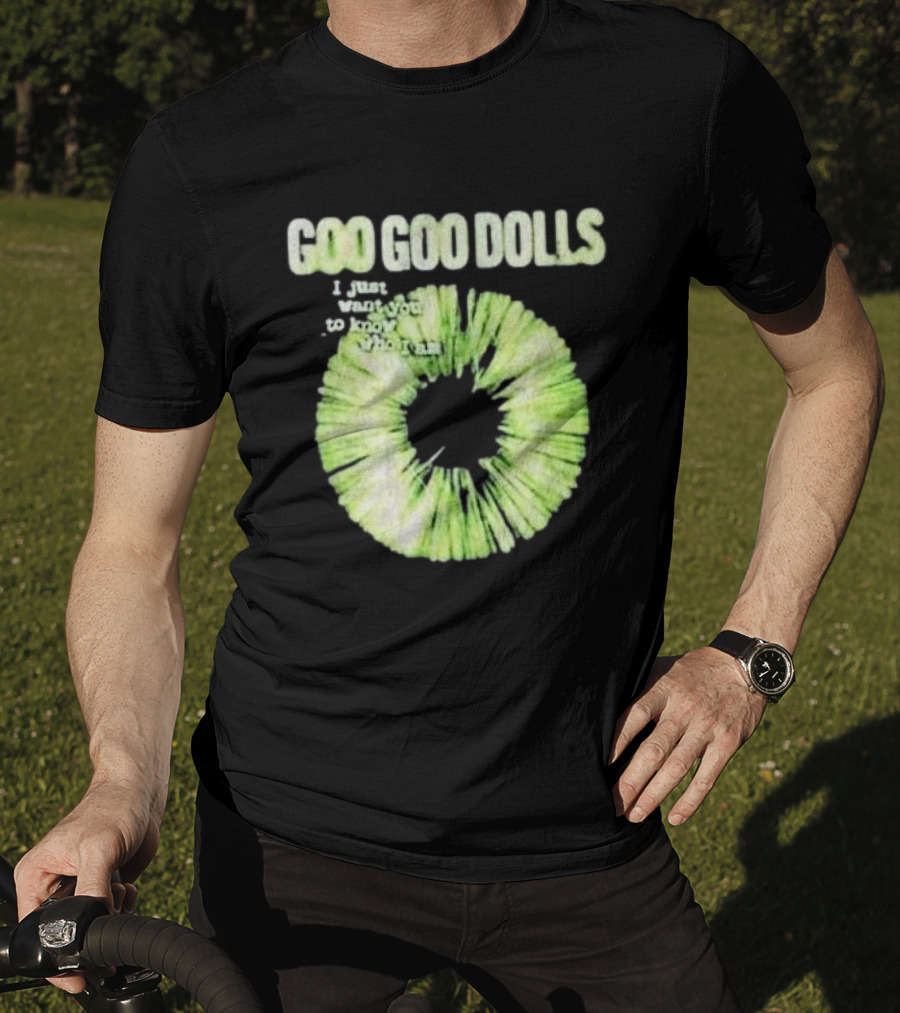 Goo Goo Dolls I Just Want You To Know Who I Am Green Circular T-Shirt