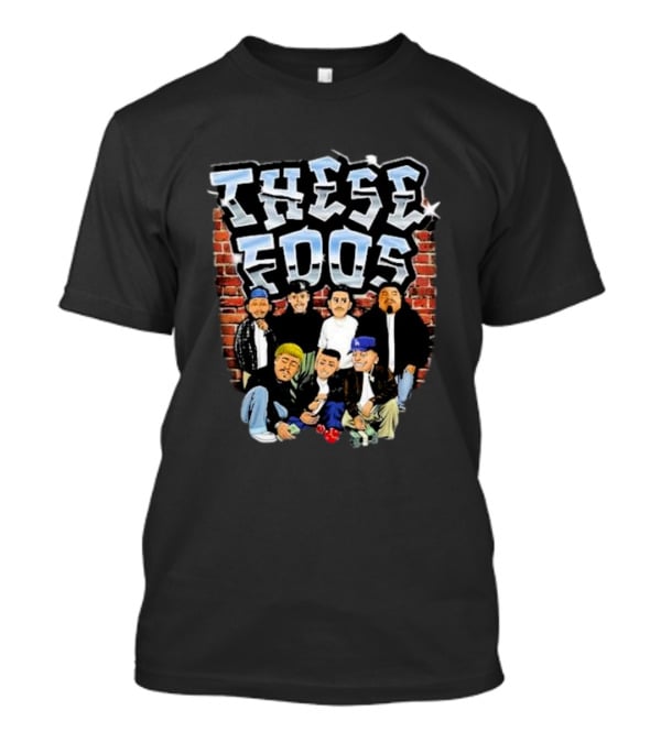 These Foos Homies Urban Street Style Characters 90s Graffiti Vibe T-Shirt