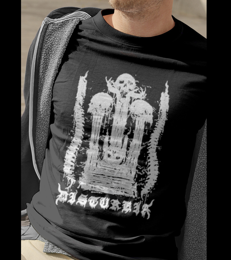 Xenomort Disturbia Skull And Spinal T-Shirt