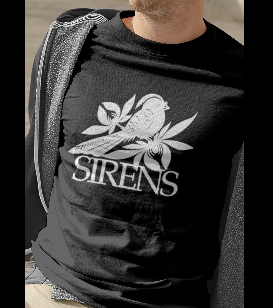 Sirens Bird Logo Black T-Shirt