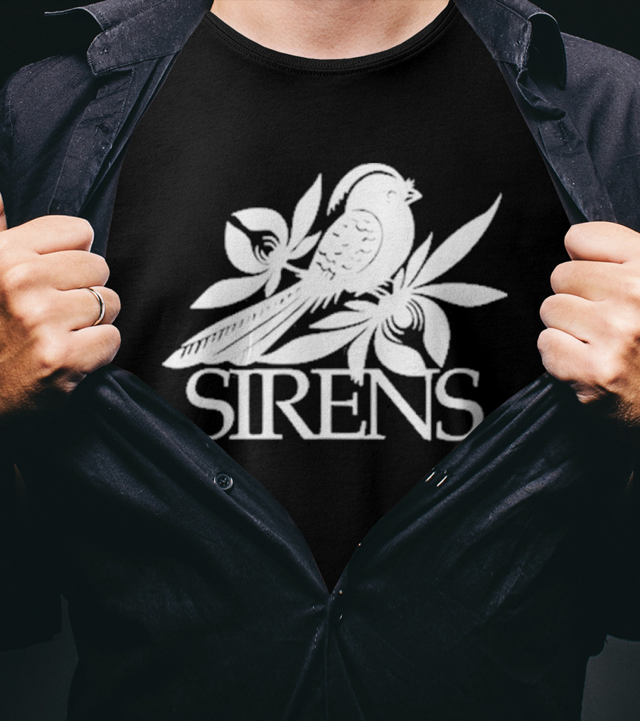 Sirens Bird Logo Black T-Shirt