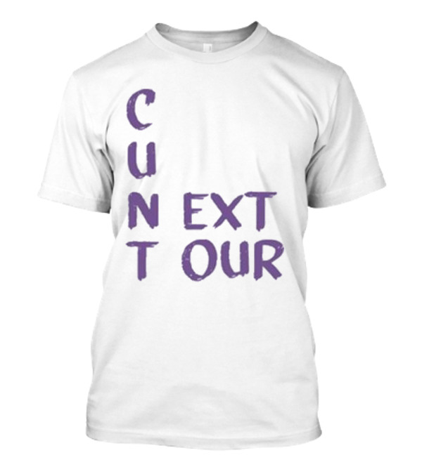 C U Next Tour Text Vertical Layout T-Shirt
