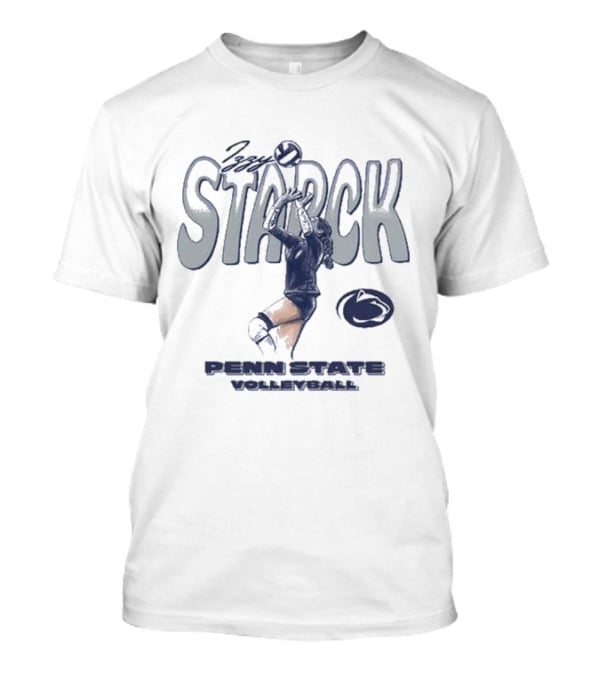 Izzy Starck Volleyball Penn State Player Graphic With University T-Shirt
