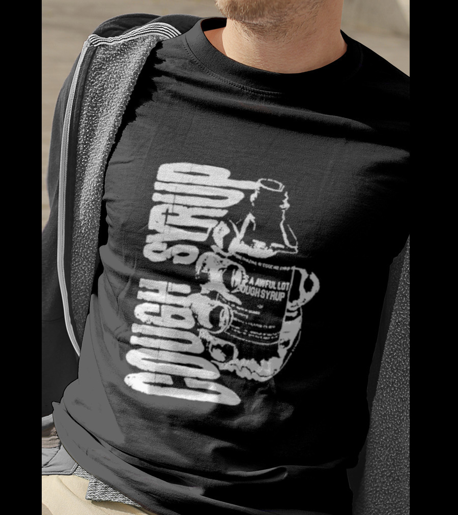 Awful Lot Of Cough Syrup Warning Bottle T-Shirt