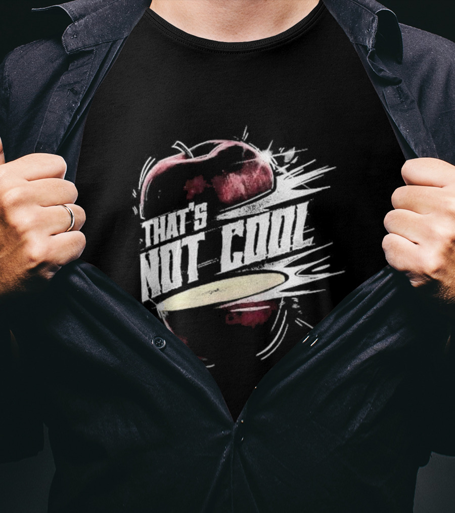 Carlito That's Not Cool Splattered Apple T-Shirt